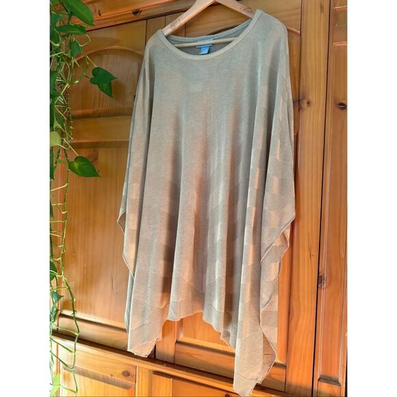 Liz & Me poncho-style poncho Pullover Size 3X/5X NWT - Picture 2 of 11
